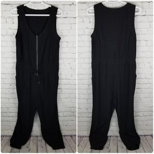 POINT ZERO | sleeveless jogger pants jumpsuit